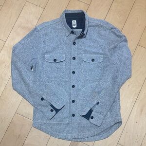 Men's Gray Shirt Jacket